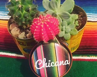Chicana Sarape Buttons
