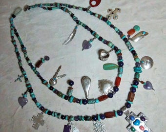 Red Earth Native American Treasure Necklace