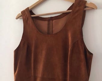 Leather Dress Vintage 90s