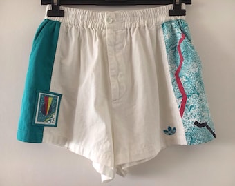 Adidas Vintage High Waist Style Tennis Shorts for Women