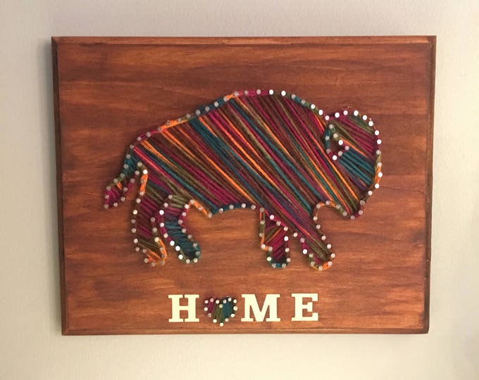 Buffalo NY Home string art