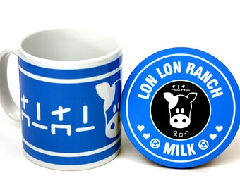 Zelda Lon Lon milk mug , Legend of Zelda - Gaming Mug - Nintendo Mug - Him and Her mugs gift - Present Unique - Retro Gaming - Zelda link