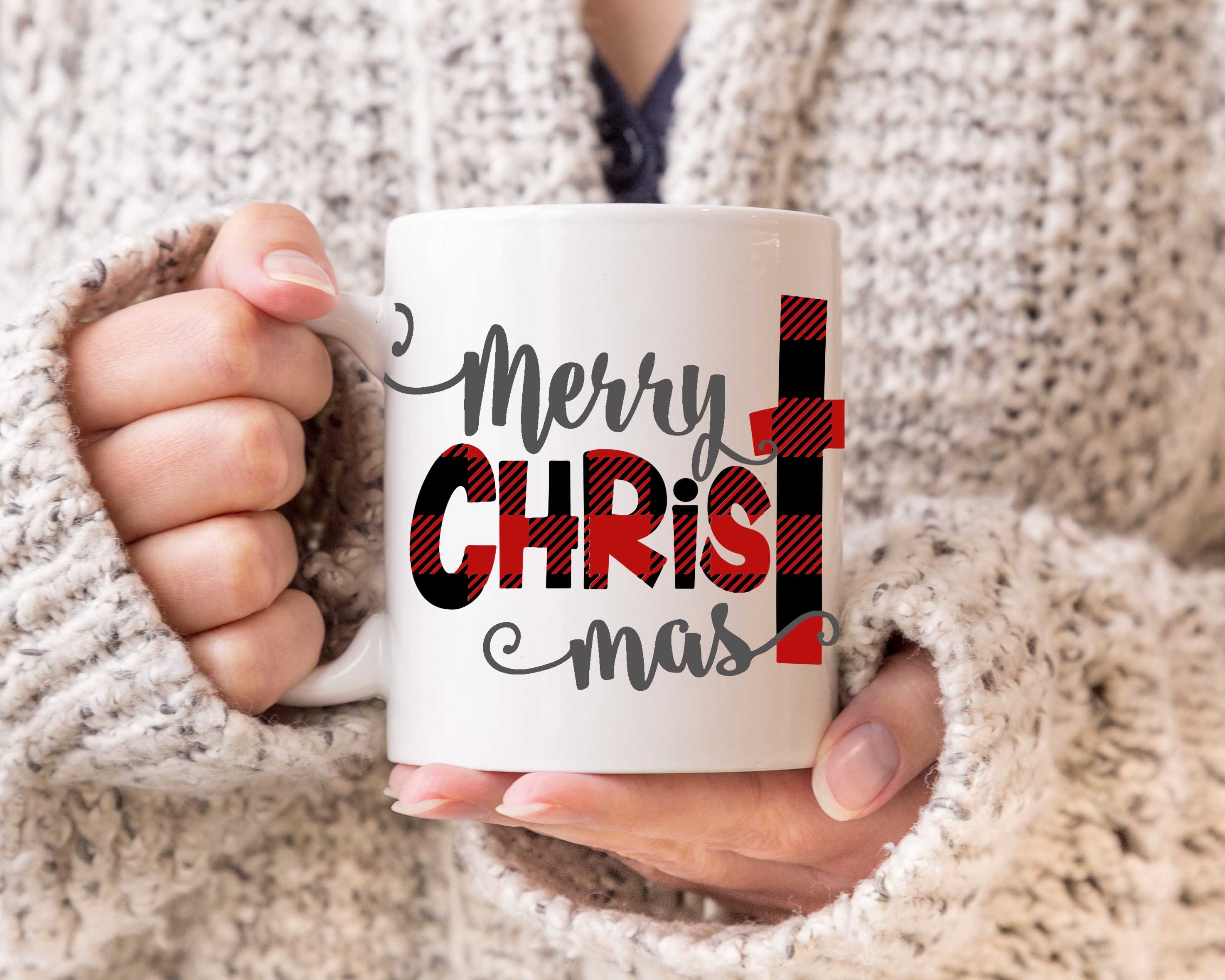 Download Merry ChrisTmas svg Christmas mug Christmas svg plaid svg