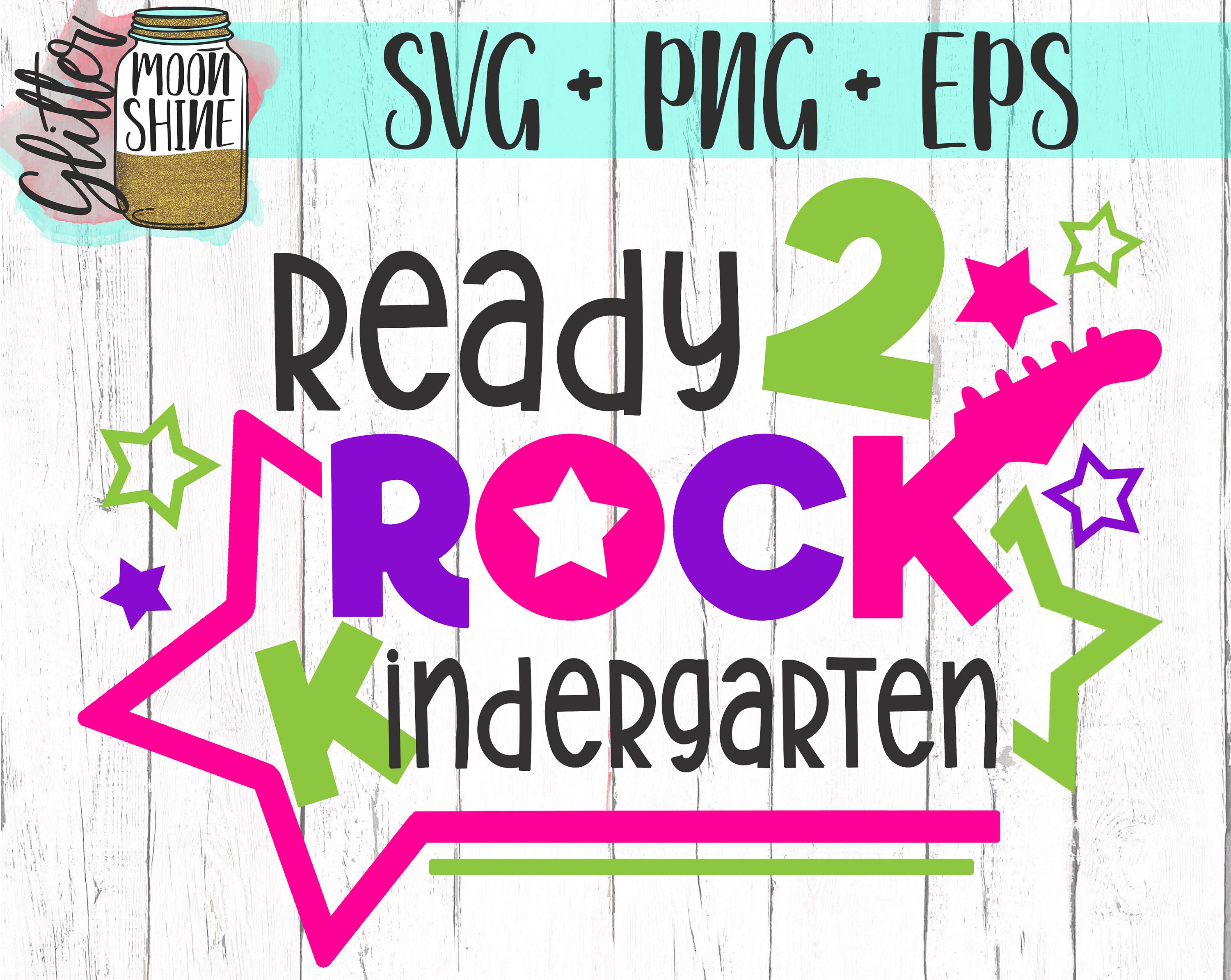 Download Ready 2 Rock Kindergarten svg eps png cutting files for