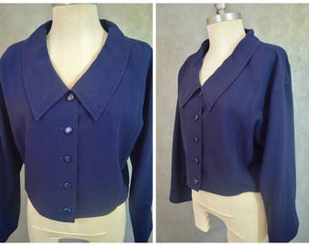Vintage Chloe Silk Jacket | Vintage Silk Blazer | Vintage Designer Jacket | Chloe Silk Jacket