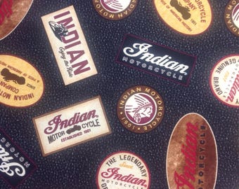 Motorcycle Fabric — Open Road from Quilting Treasures (10 Options)
