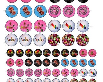 Series 76499-90 Images Digital sweets cabochons - sending by mail creations