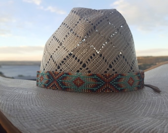 Handmade Fabart & Beadwork Hair Band 11