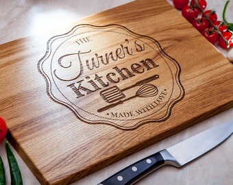 Anniversary Gift Personalized Cutting Board Engraved Kitchen Anniversary Gift Personalized Cutting Board Engraved Kitchen