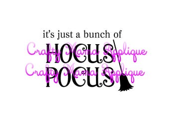 Hocus Pocus Halloween SVG, PNG,JPG. Silhouette files. Halloween svg.