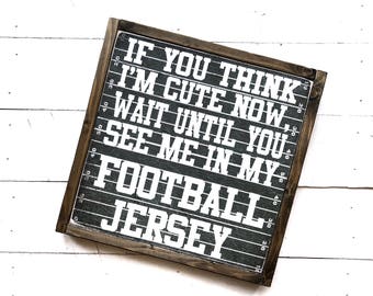 Football sign | Etsy