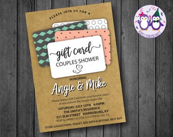 Perfect Pair Custom Couples Shower Invitation Bridal Shower