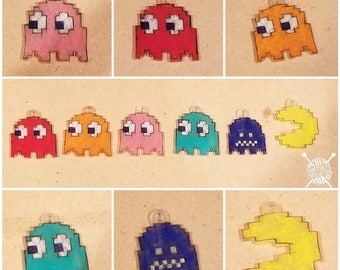 Pacman stitch marker set