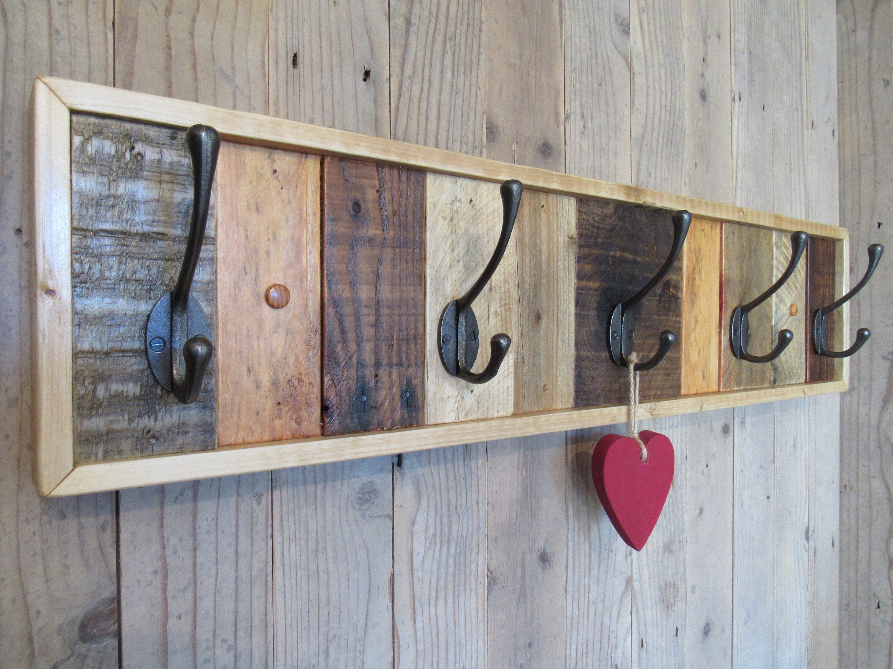 Rustic pallet coat rack pallet furniture rustic wood coat