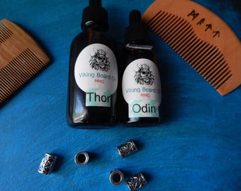 Viking Beard Set Beard oil mustache gifts gifts for men beard beads