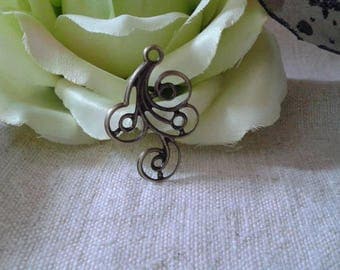 X 10 pendants charms bronze