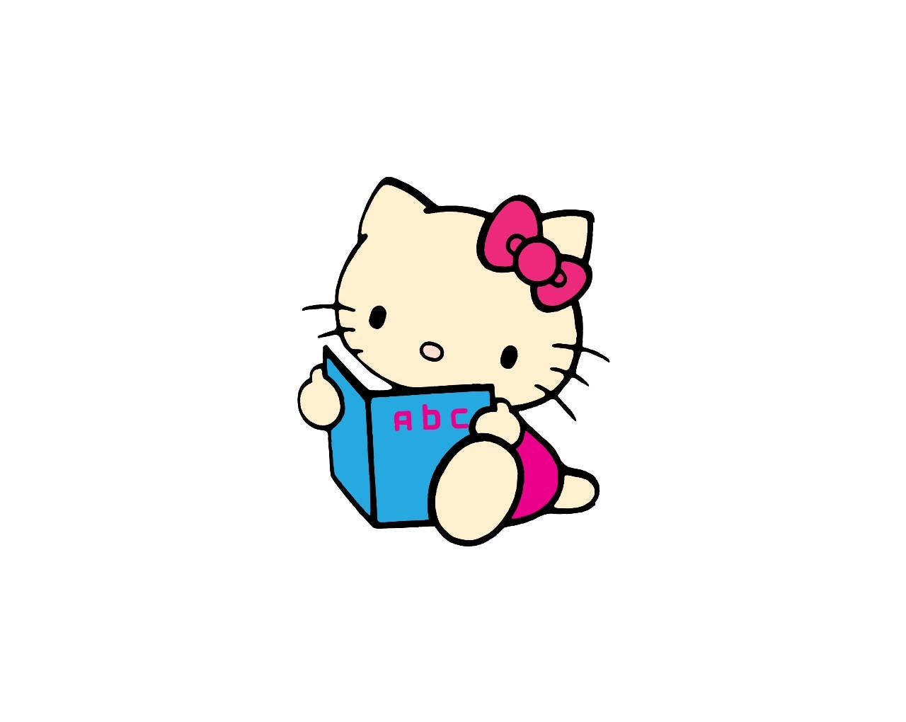 Hello Kitty Svg Cutting File - Layered SVG Cut File - Free Script Fonts
