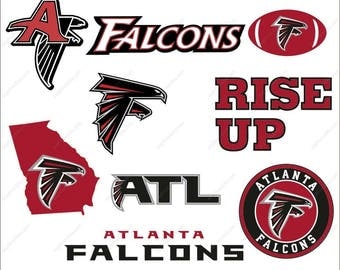Atlanta Falcons svg bundle football svg logo Dxf Png Ai Falcons svg Atlanta design Print Mug Shirt Decal