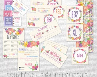 Marketing KIT |flower|lularoe| Home Office Approved | DIGITAL PRINTABLE