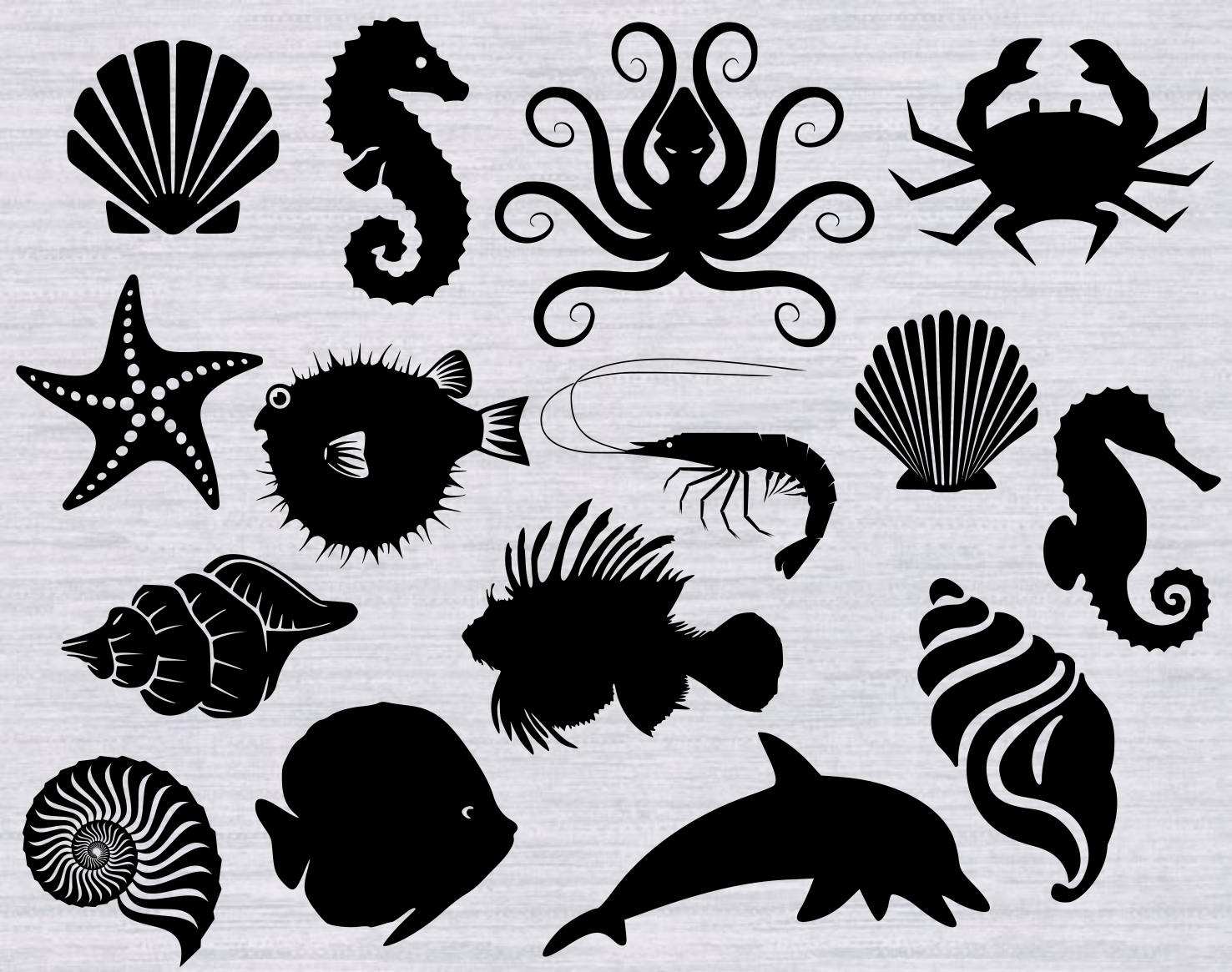 Download Ocean SVG Bundle and clipart Beach svg under the sea svg