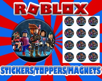 Roblox Stickers / Toppers / Magnets DIGITAL FILE ONLY