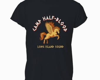 Camp Half Blood T-shirt Percy Olympians Unisex Tee Top T-shirt T Shirt Mens Womens