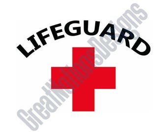 Lifeguard - SVG - HTV - Vinyl Cutting Graphic Art