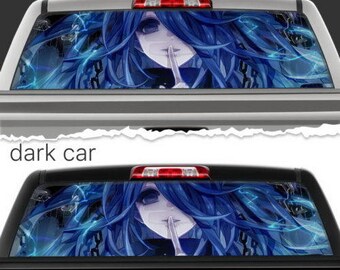 Anime car decal | Etsy