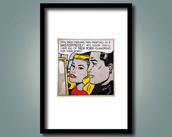 Roy lichtenstein | Etsy