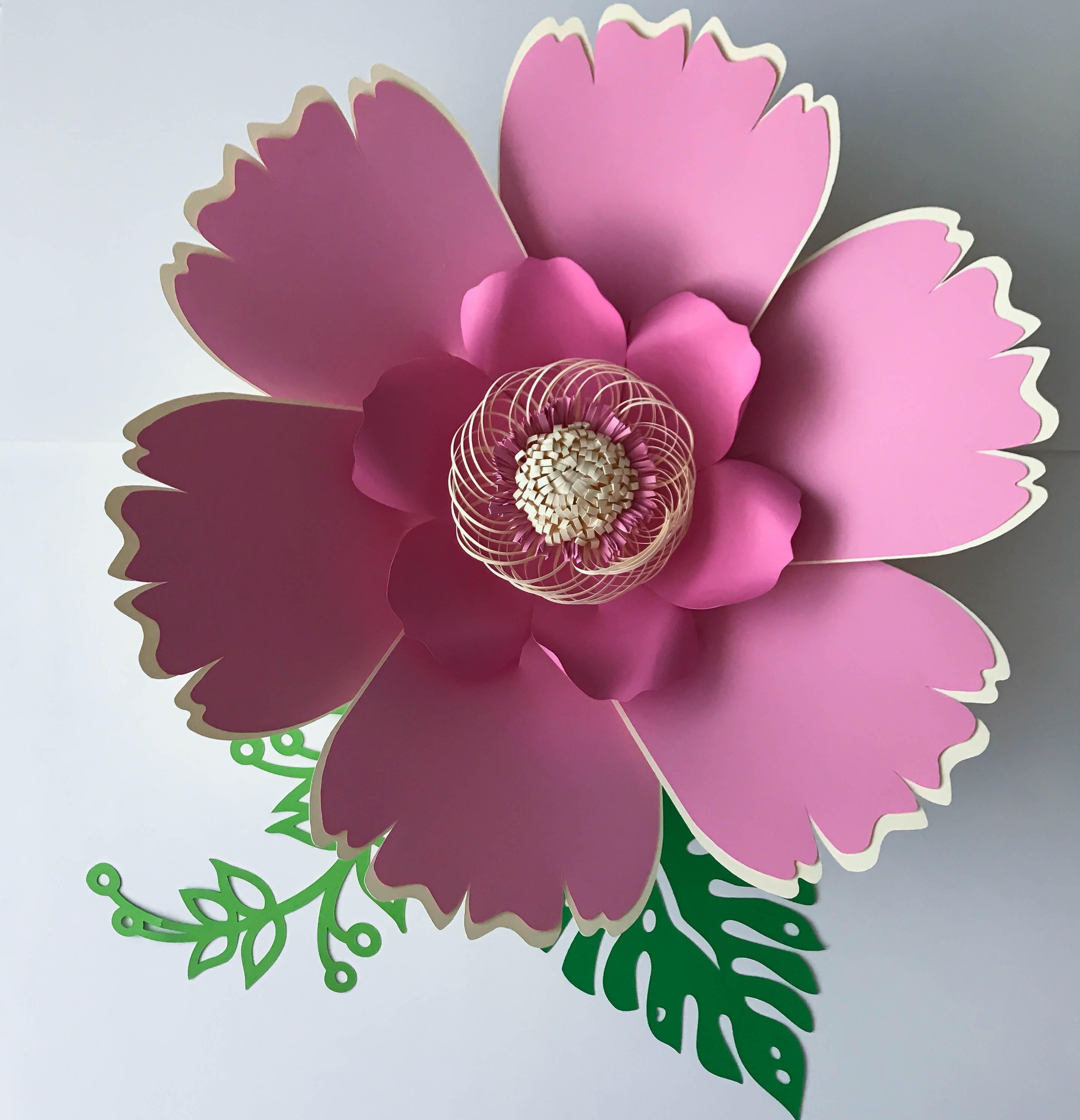 Download SVG Petal 38 Paper Flower template Digital Version Now