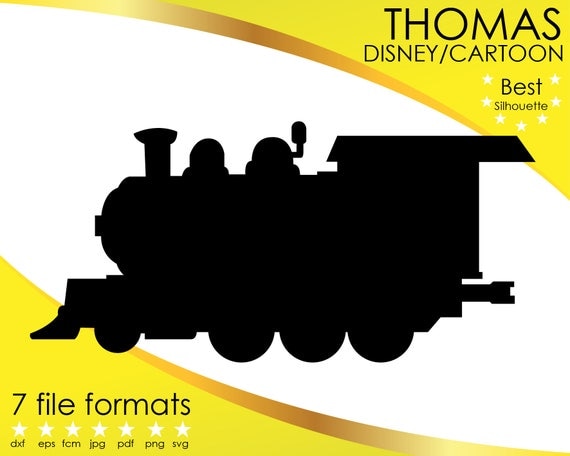 Download 09 Silhouette Thomas Train Friends Trains Disney