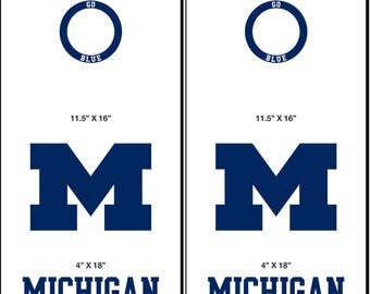 University of michigan cornhole decals