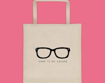 Geeky Tote Bag - Large Tote Bag for Work - Farmers Market Bag - Library Tote - Large Grocery Tote - Large Beach Bag - Nerdy Canvas Tote