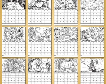 Christmas Tree Ornaments Advent Calendar Coloring Pages