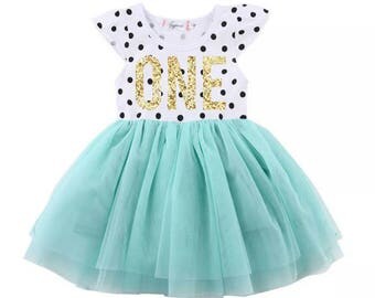 Mint Shimmer 1pc & Tutu main image 1