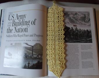 HANDMADE 13 inch CROCHET BOOKMARK