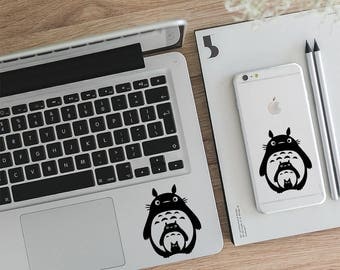 Totoro Laptop Decal, Totoro Phone Sticker, My Neighbor Totoro, Anime Stickers, Ghibly Studio, Macbook Decal, Laptop Sticker, Ipad Decal LD42