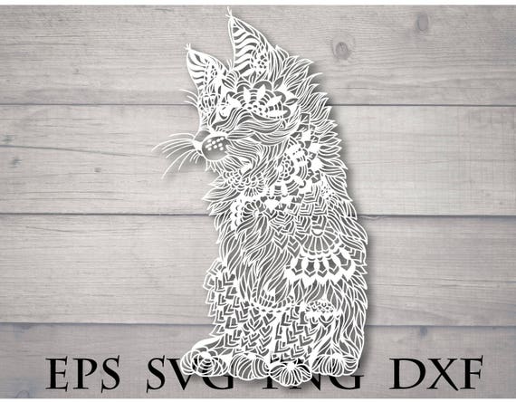 Download Mandala cat svg / zentangle cat svg / flourish cat svg ...