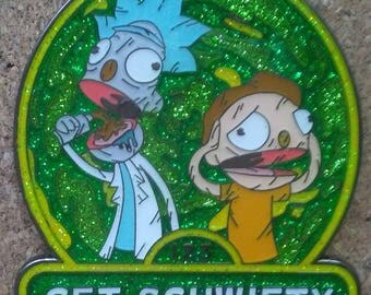 muppet rick and morty pin