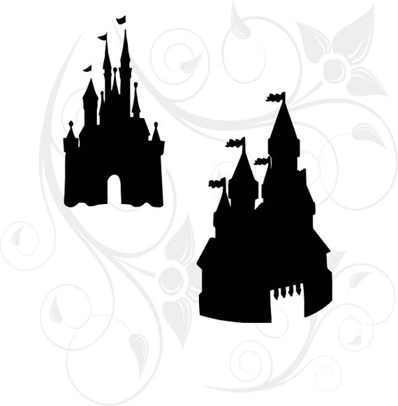 Download Disney Castle SVG Disney Castle Silhouette Clipart DXF ...