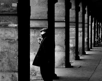 Paris France Man European Travel Fine Art Photography Print