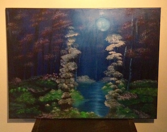 Magical Forest oil painting - 18x24 inches