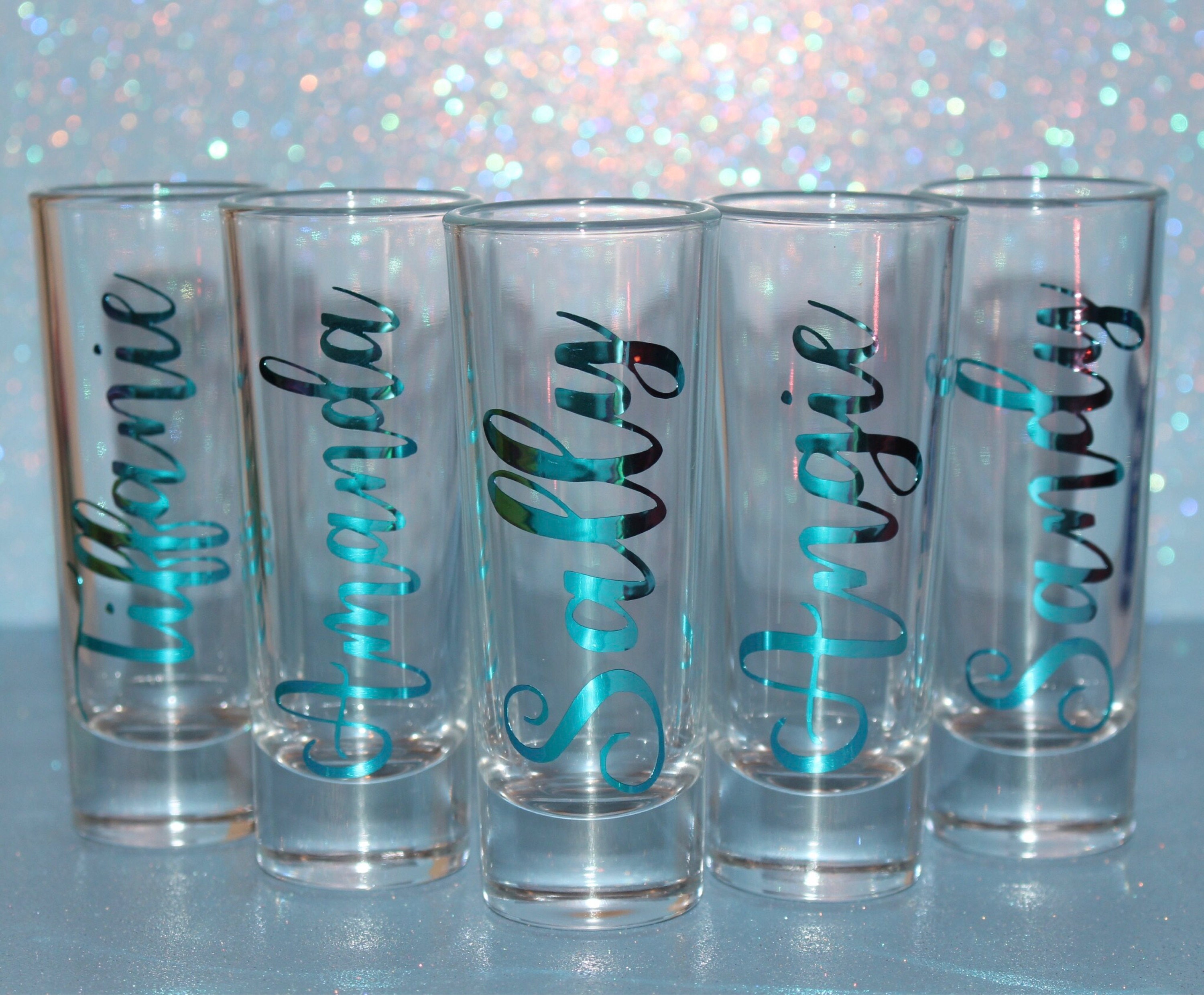 Personalized Shot Glasses Monogram Party Favor 