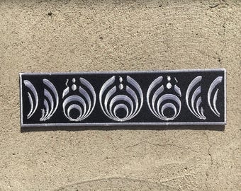 Bassnectar "like" Bass Moon Cycle Phases Iron-On Concert Music Patch EDM Festival DJ (High Quality) (Not Hat Pin)