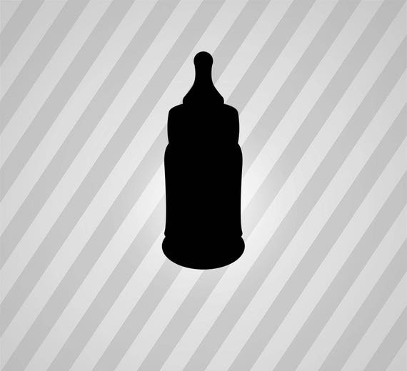 Download baby bottle Silhouette Svg Dxf Eps Silhouette Rld RDWorks