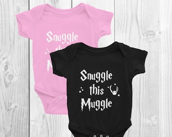 Snuggle this Muggle Infant Bodysuit | Harry Potter Baby Gift | Harry Potter One Piece | Harry Potter Children's Clothes