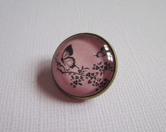 "Couture House" brooch, costume jewelry, bronze