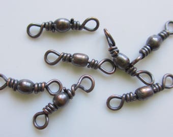 Connecteur avec boule cuivré - 20 pcs - Ref: CN58