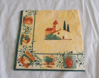 napkin "Southern landscape"