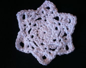 White Snowflake crochet for Christmas decoration